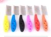 Direct sales from pet supplies manufacturers: single-row straight comb for hair removal, dog cleaning, new export product, beauty pet comb Specification image